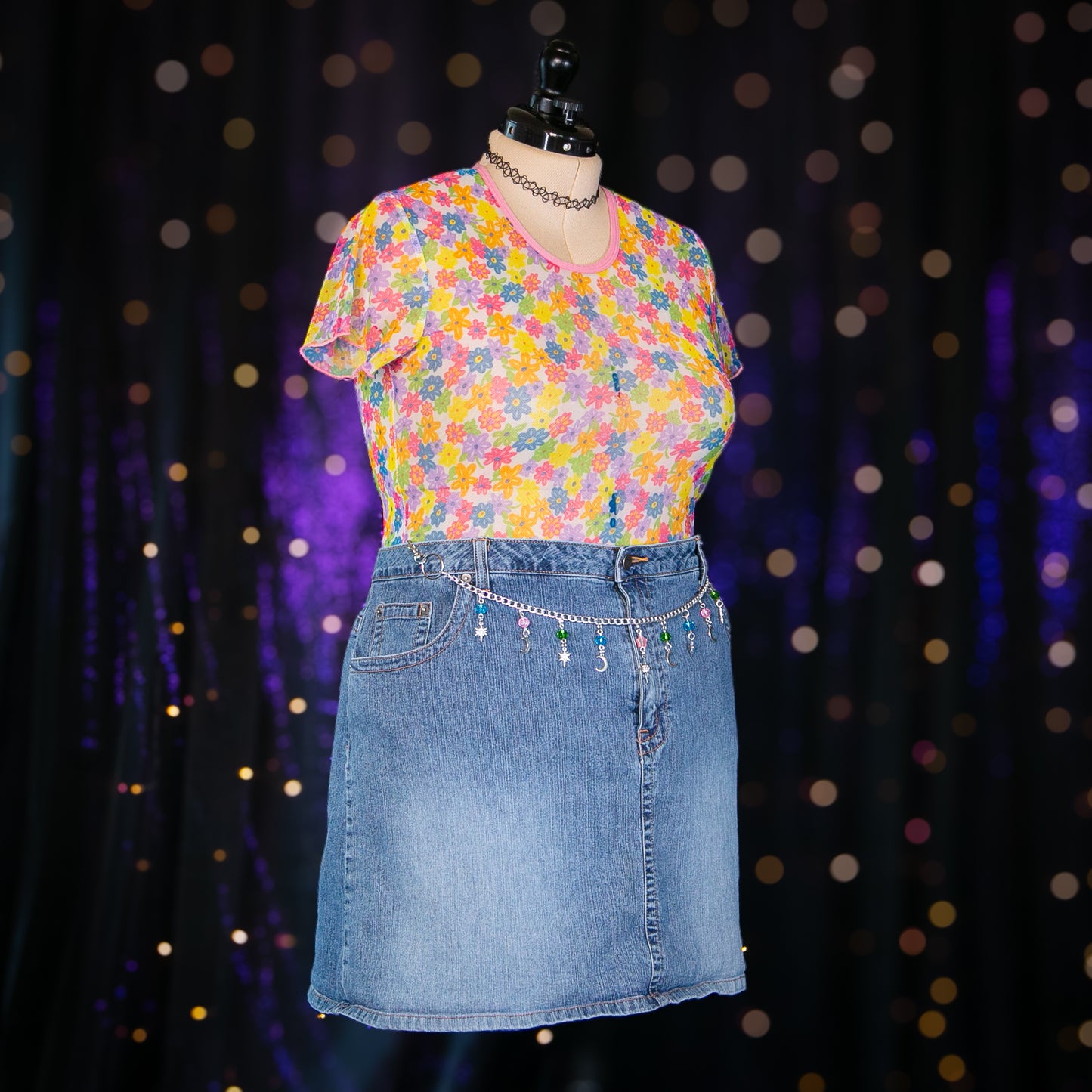 cornflower fairy skort