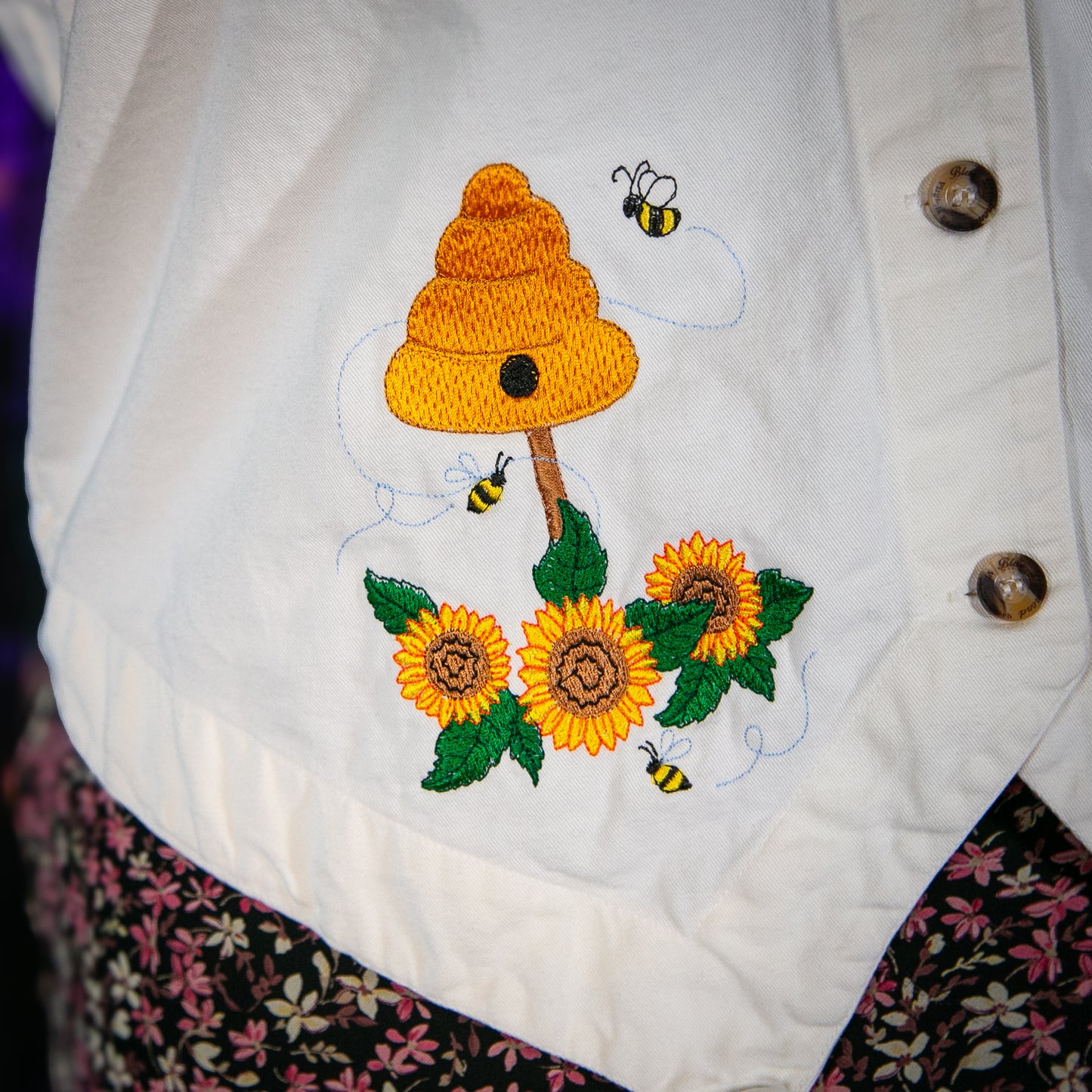 sunflower fairy vest