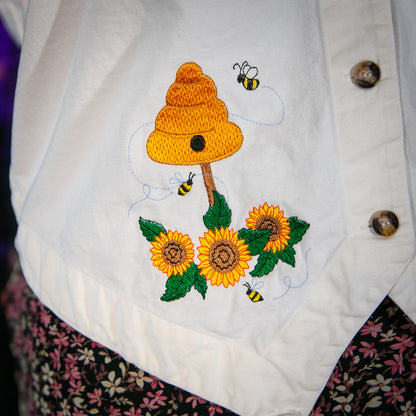 sunflower fairy vest