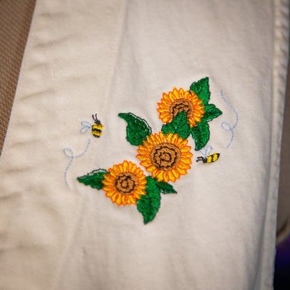sunflower fairy vest