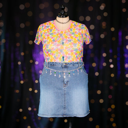 cornflower fairy skort