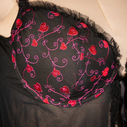 bleeding heart fairy dress