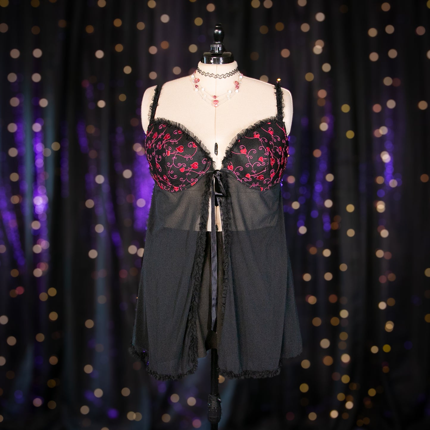bleeding heart fairy dress