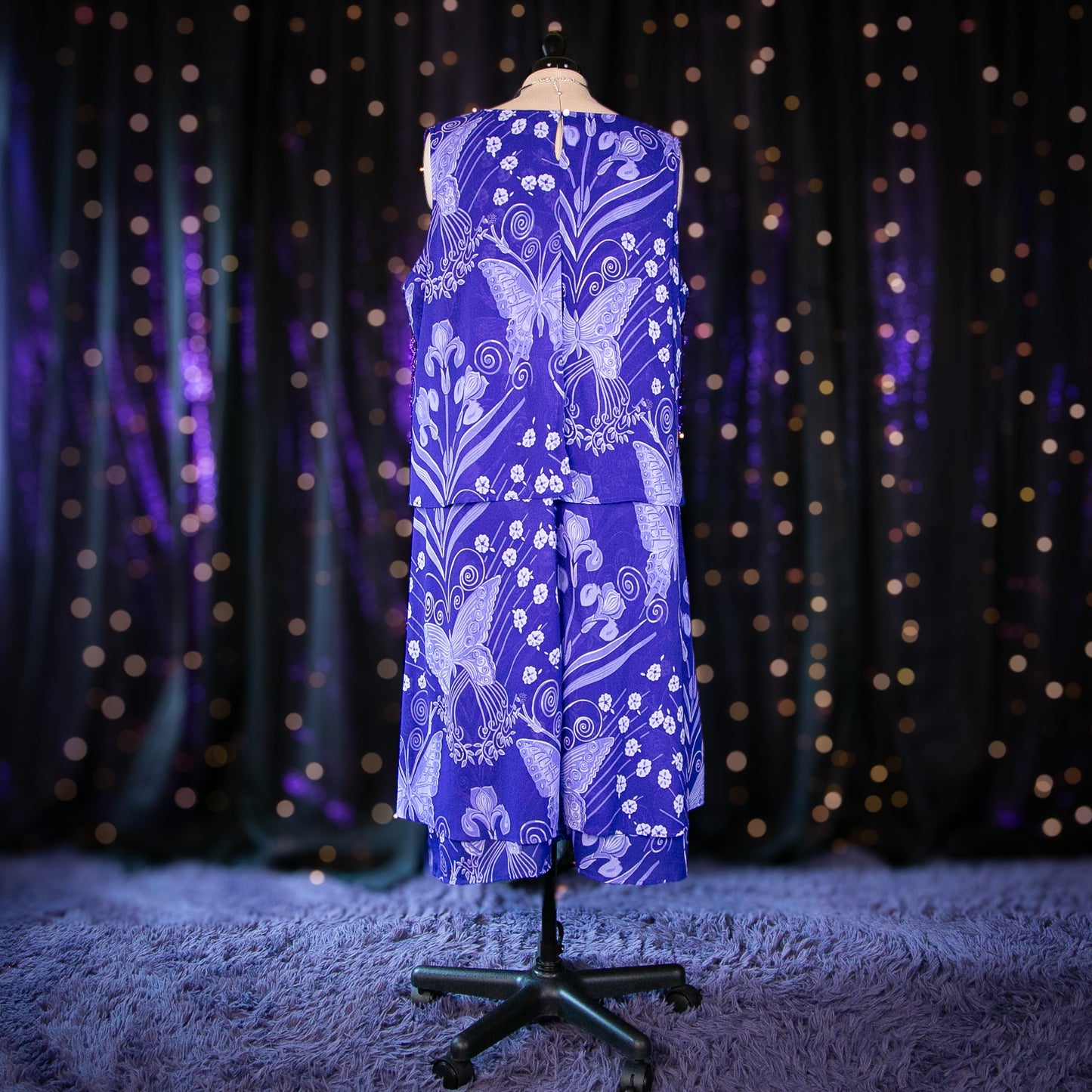 butterfly pea fairy dress