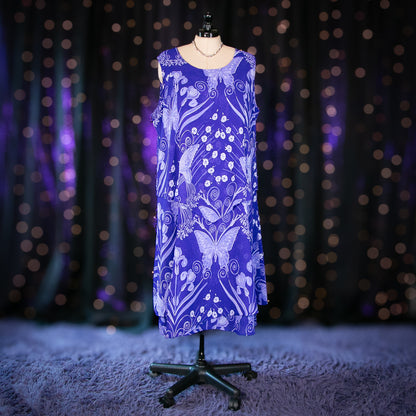 butterfly pea fairy dress