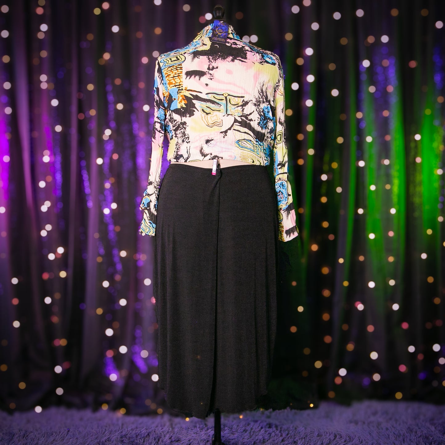 the black petunia skirt