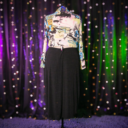 the black petunia skirt