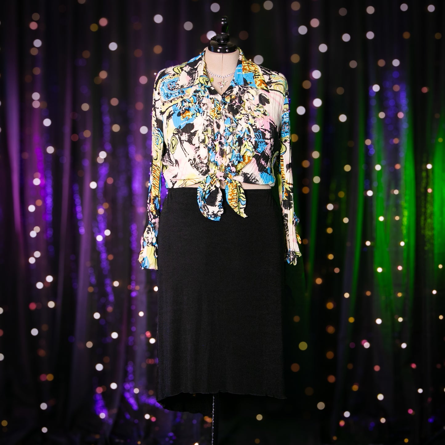 the black petunia skirt
