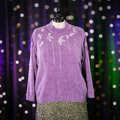 the lilac sweater