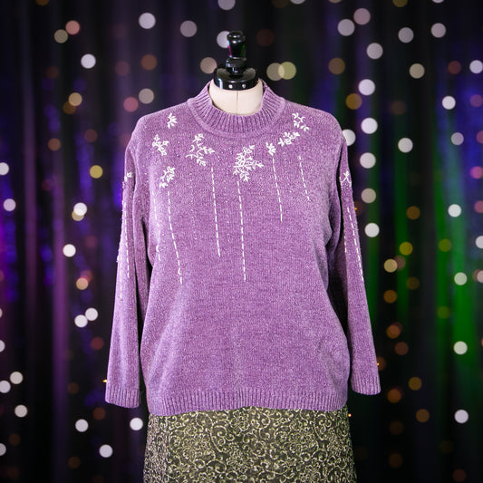 the lilac sweater