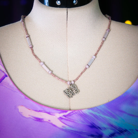 the butterfly necklace