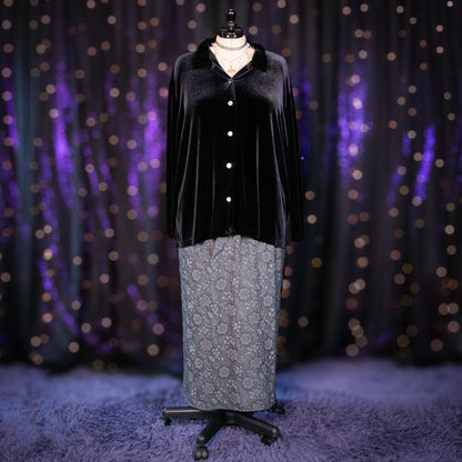 black velvet petunia top