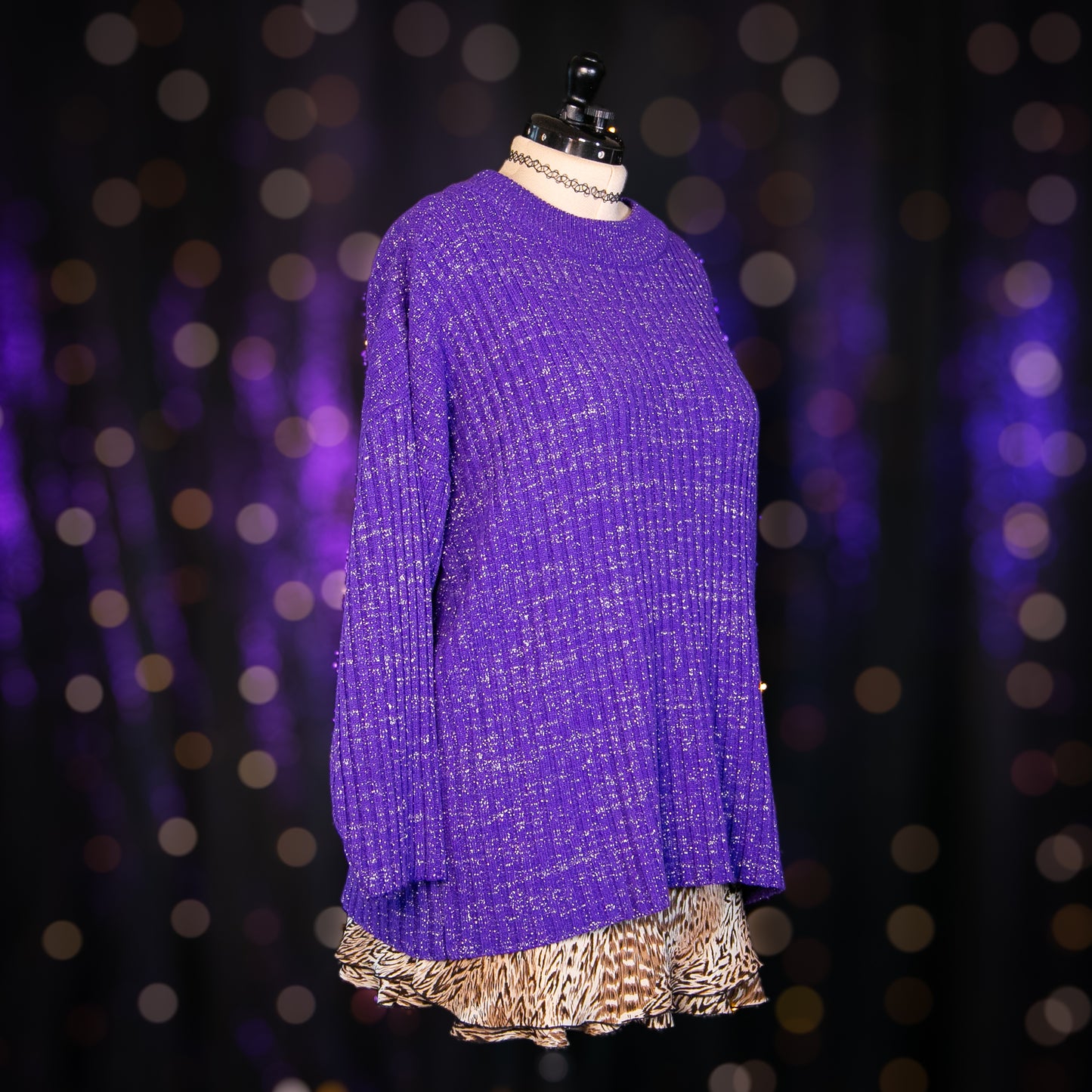 amethyst tower sweater
