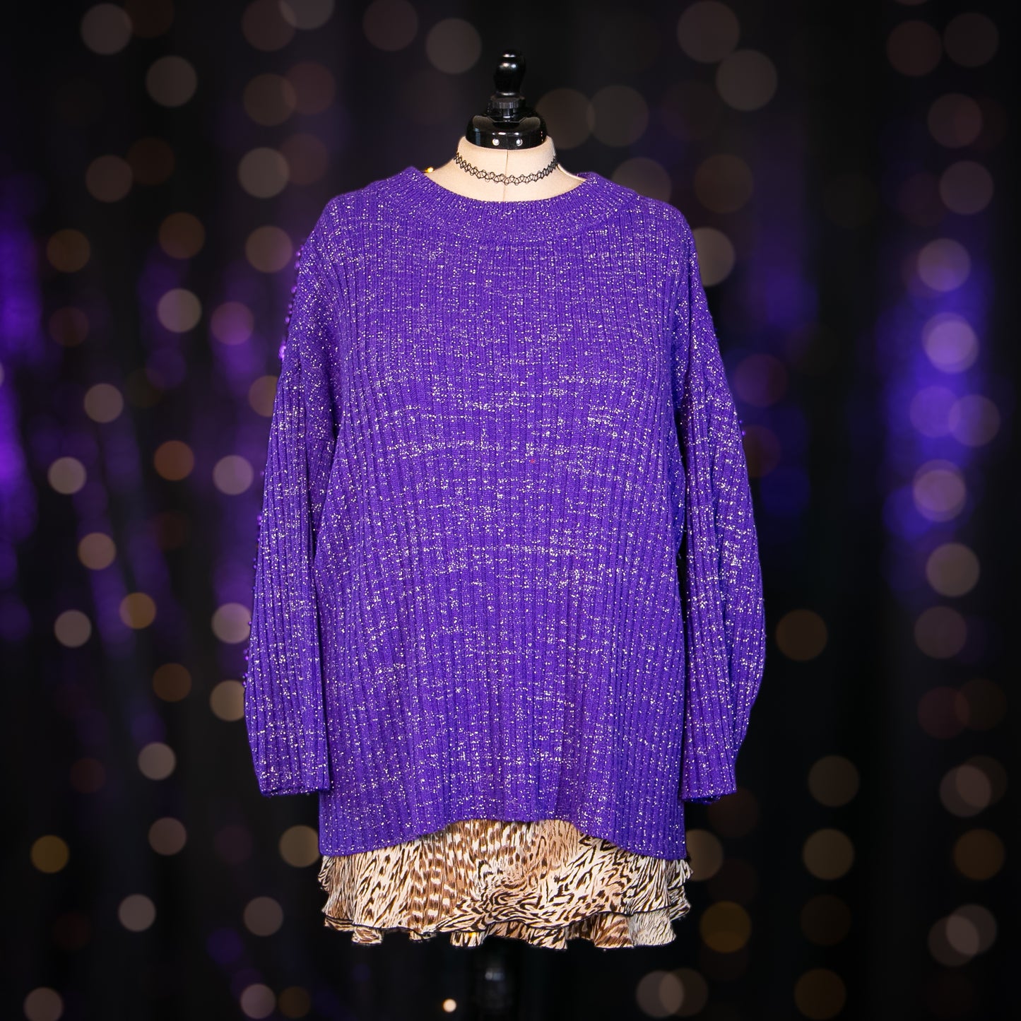 amethyst tower sweater