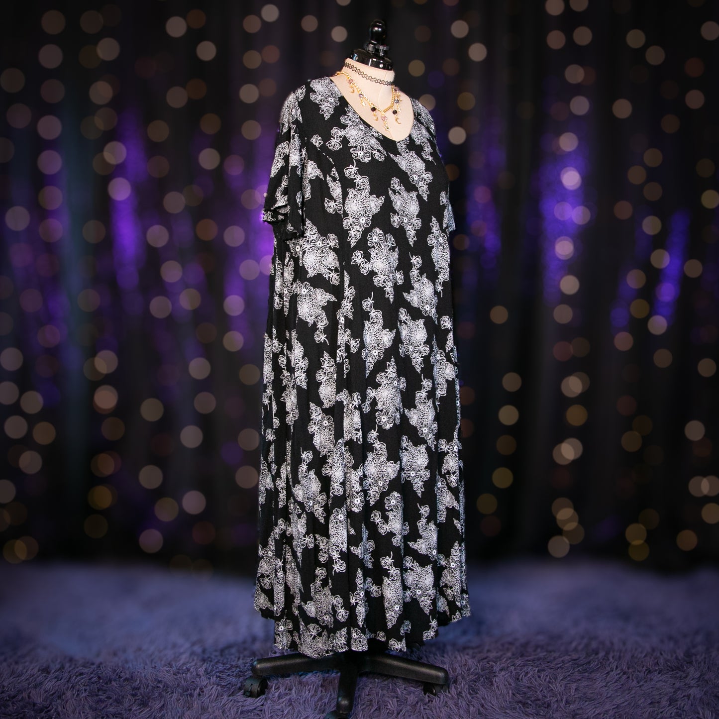 pressed wildflower dress