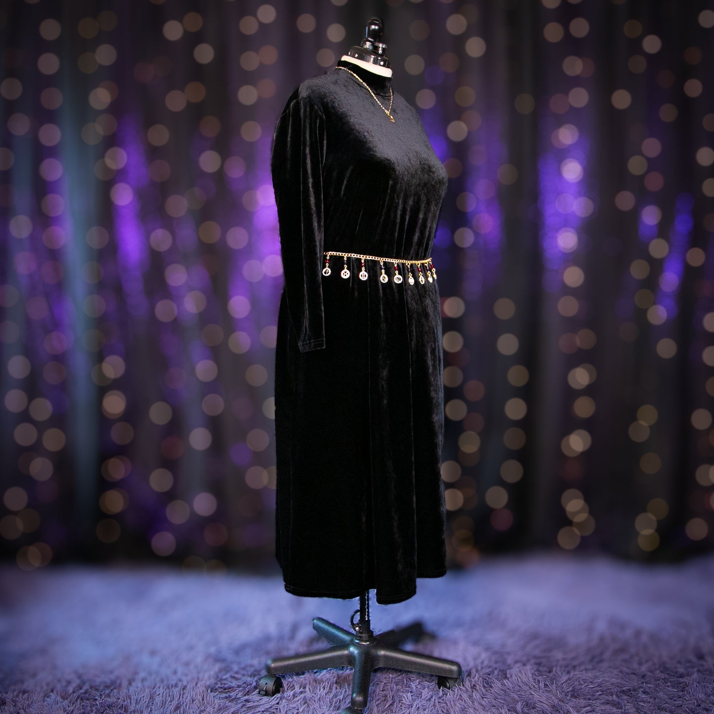 black tourmaline dress