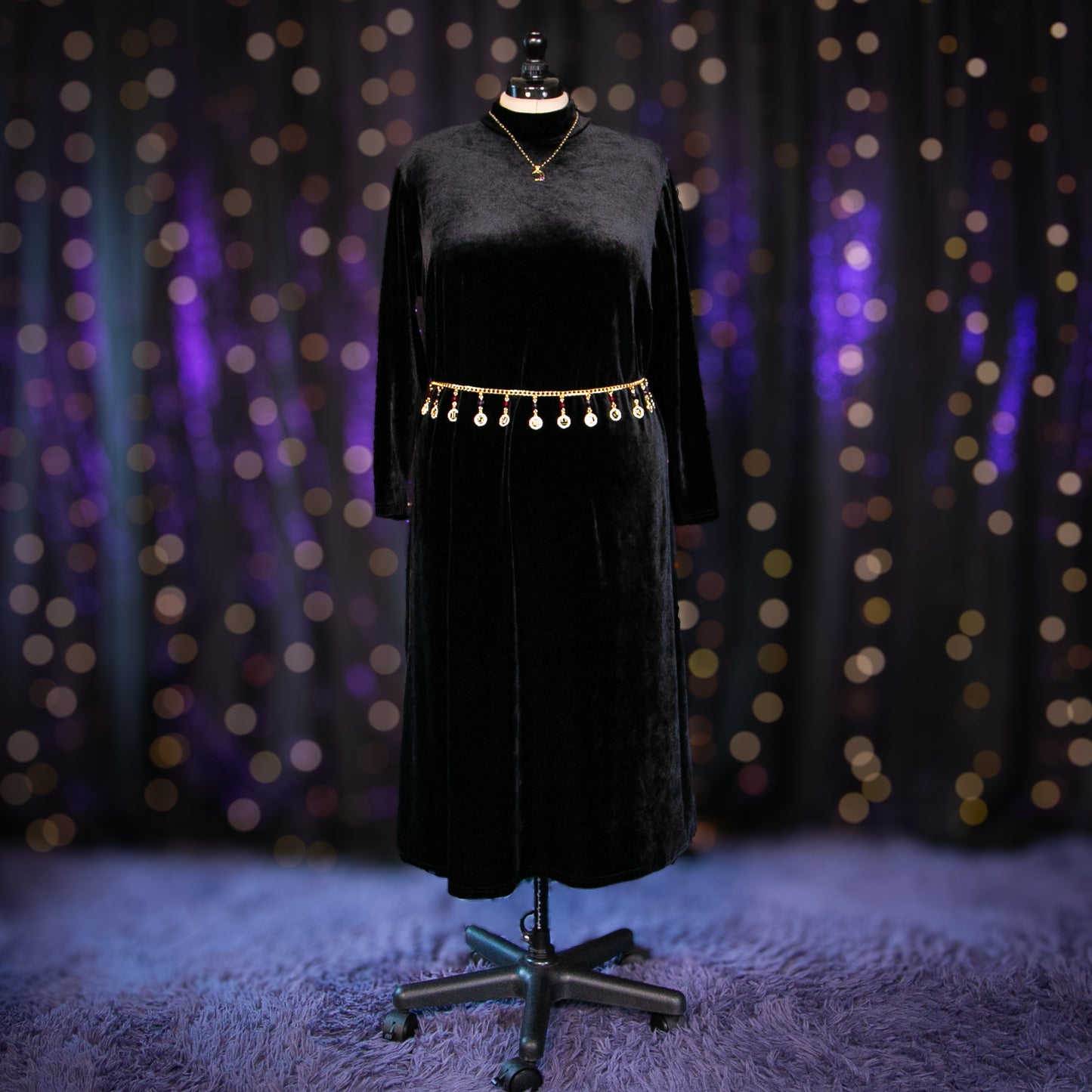 black tourmaline dress