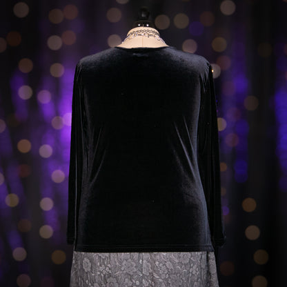 silver moonflower top