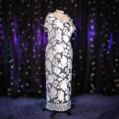 silver moonstone dress