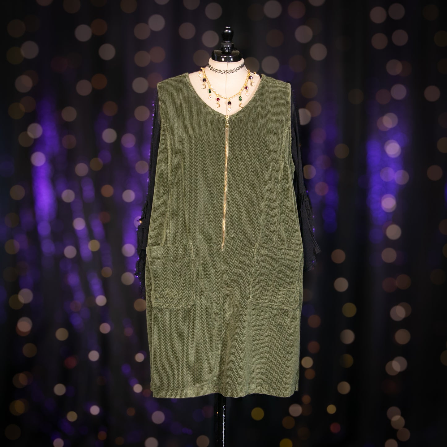 moss agate dress