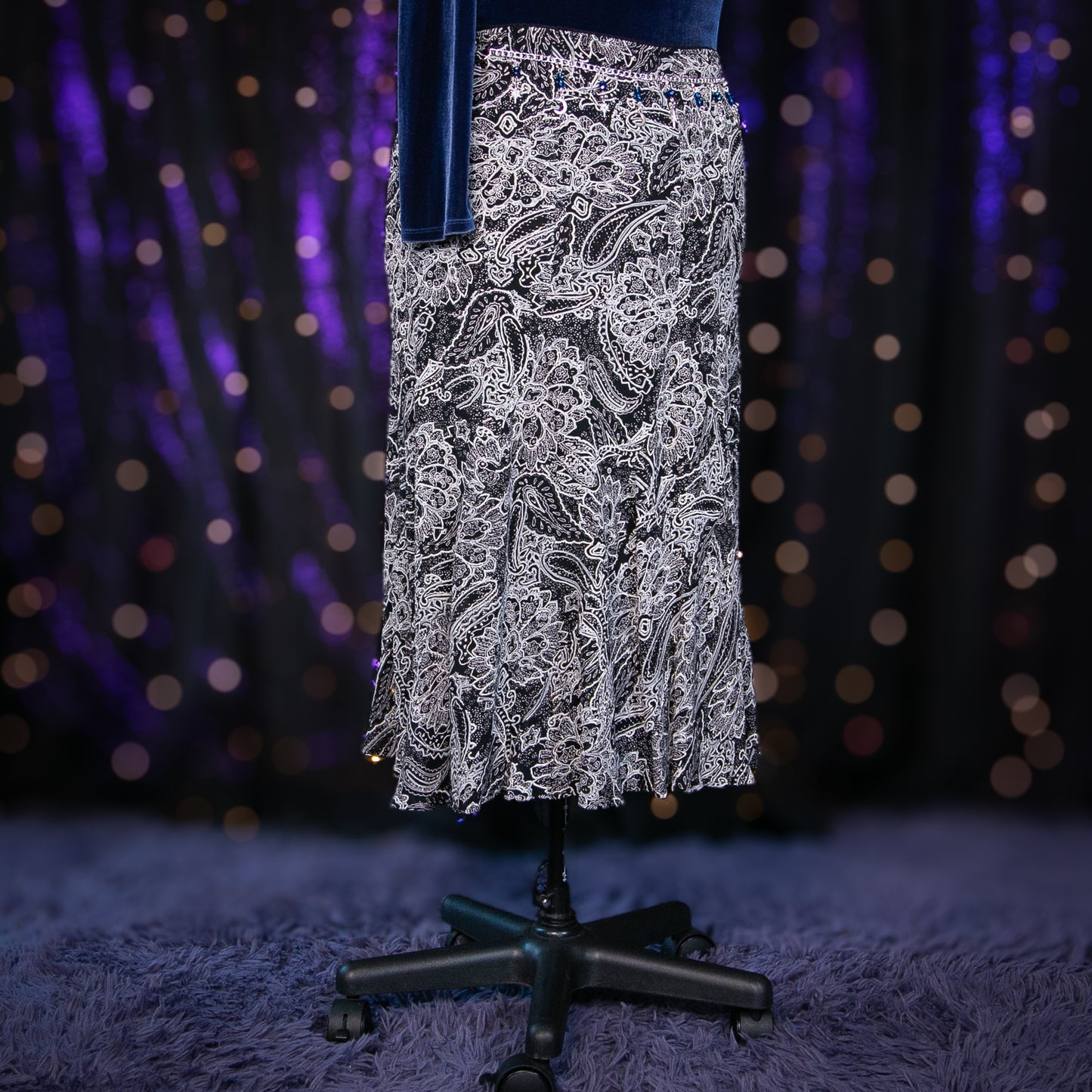 snowflake obsidian skirt