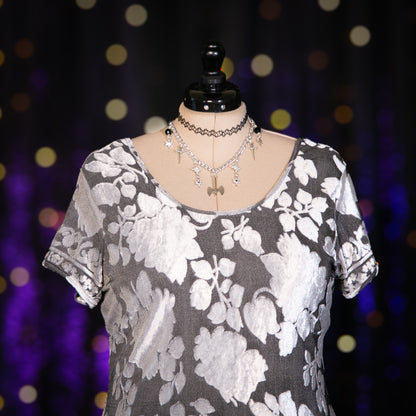 silver moonstone dress