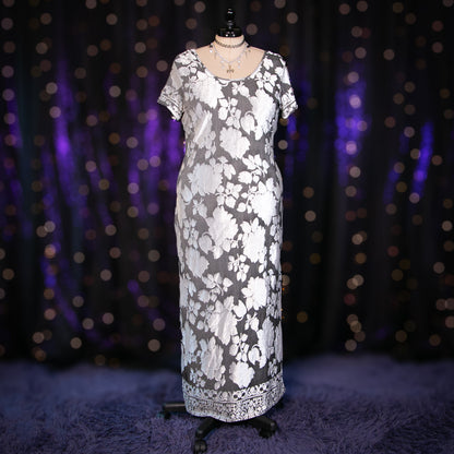 silver moonstone dress