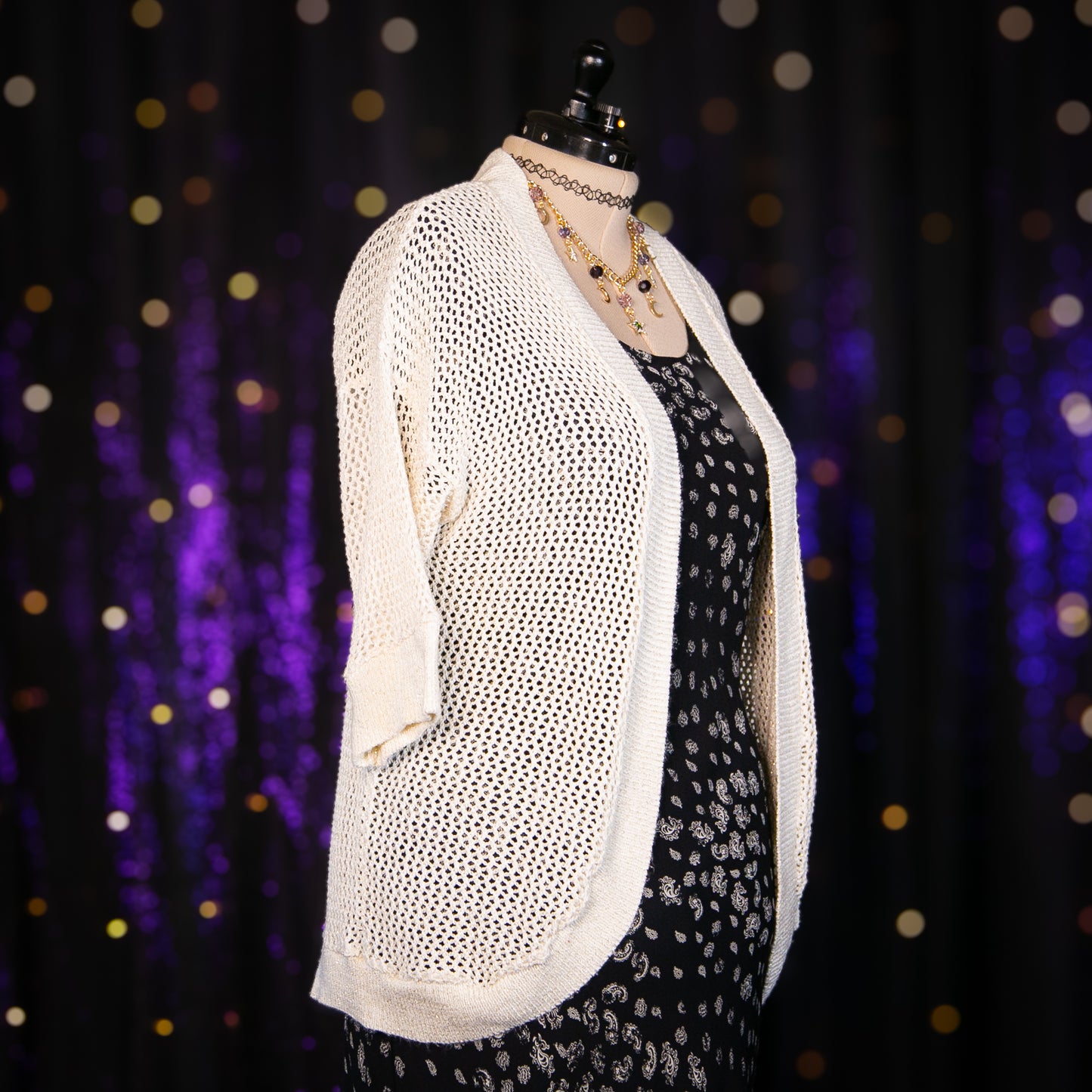 gold flake cardigan