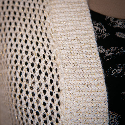 gold flake cardigan