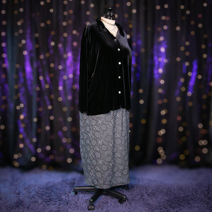 black velvet petunia top