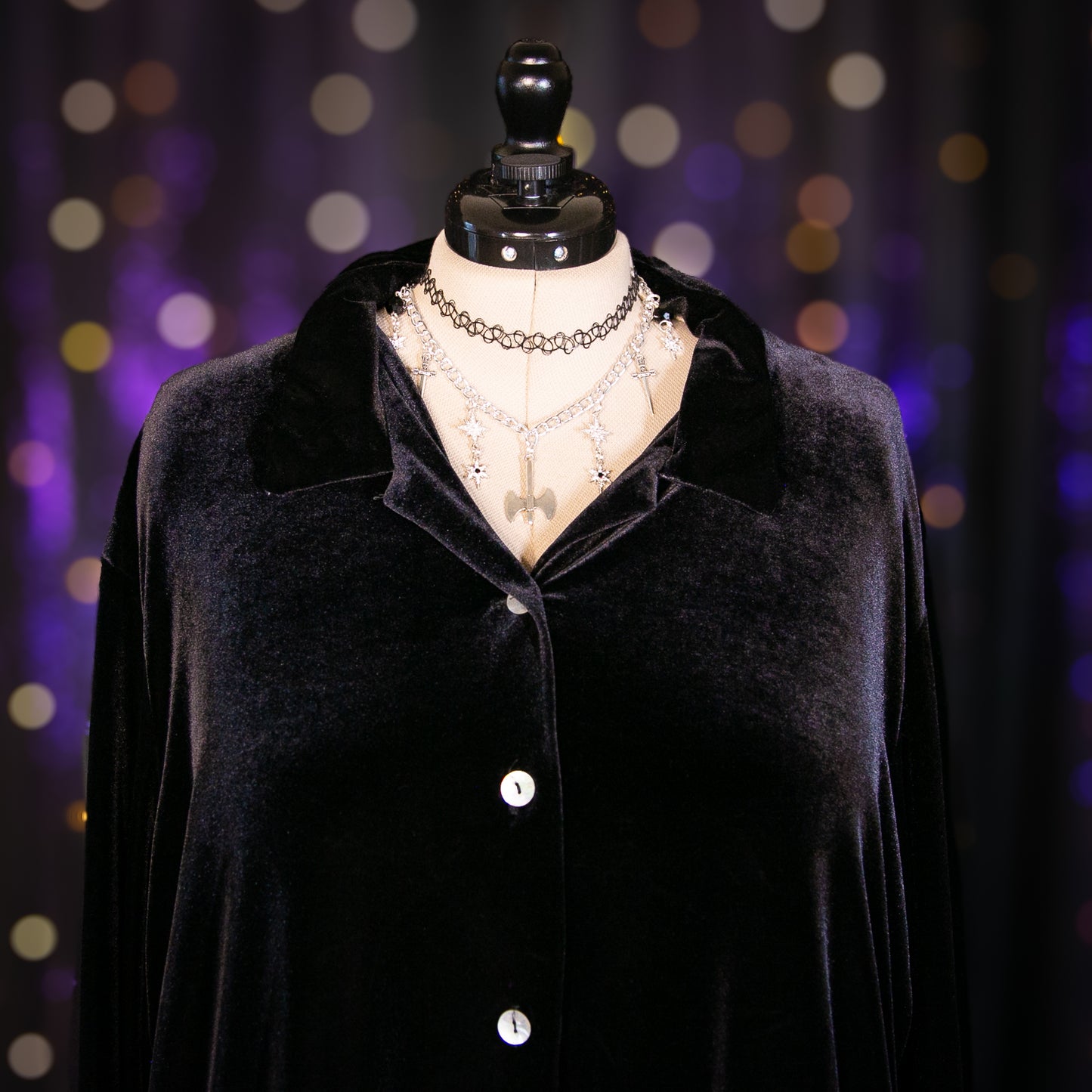 black velvet petunia top