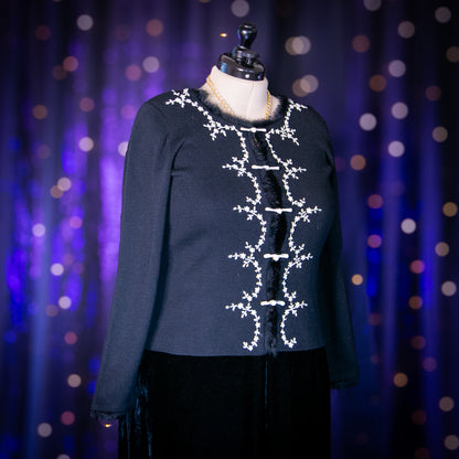 night garden cardigan sweater