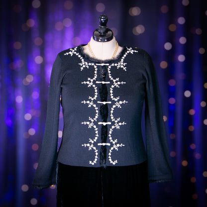 night garden cardigan sweater