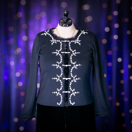 night garden cardigan sweater