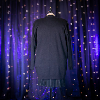 black pearl cardigan sweater