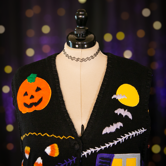 trick or treat sweater vest