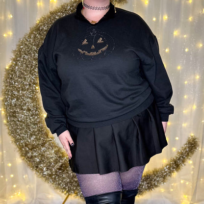 black-o'-lantern sweatshirt