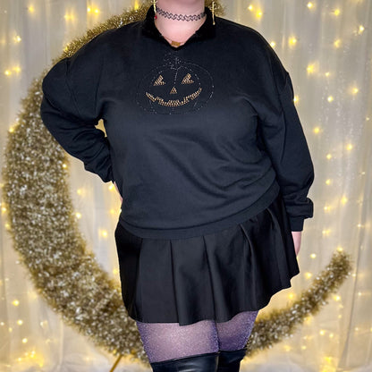 black-o'-lantern sweatshirt