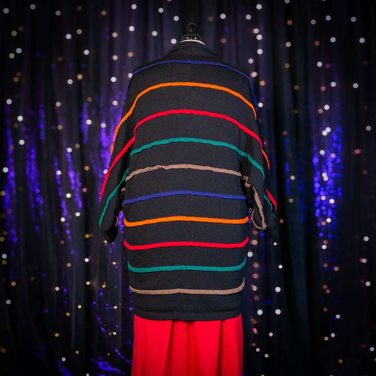 changing colors cardigan sweater