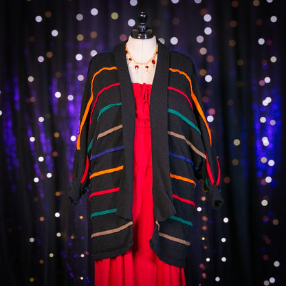 changing colors cardigan sweater