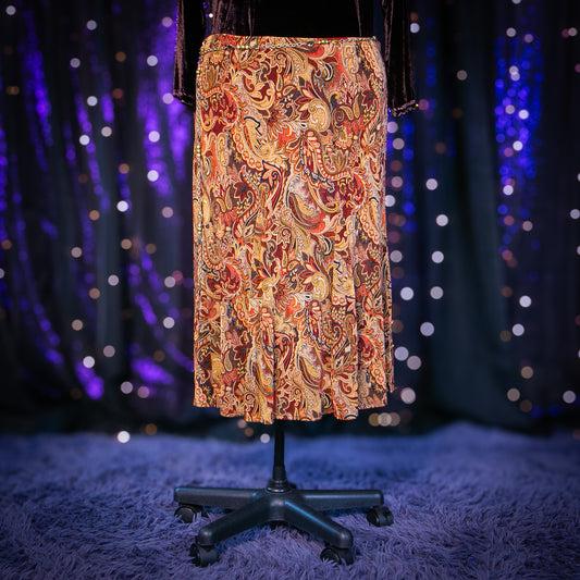 paisley pumpkin skirt