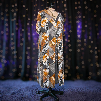 dried bouquet dress