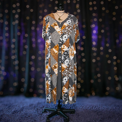 dried bouquet dress