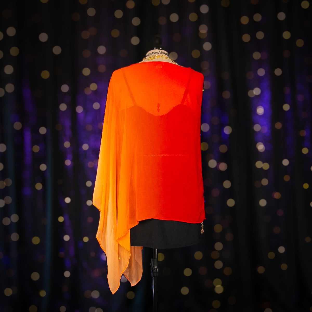 fire sign poncho cape