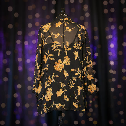 yellow topaz tunic top