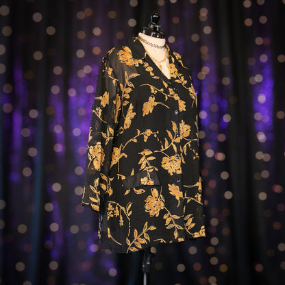 yellow topaz tunic top