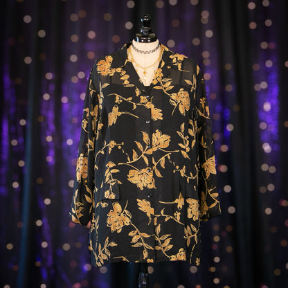 yellow topaz tunic top