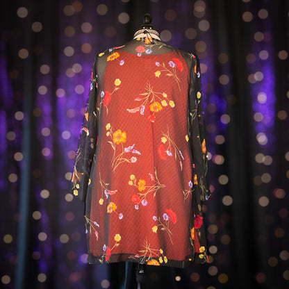 pressed wildflowers duster