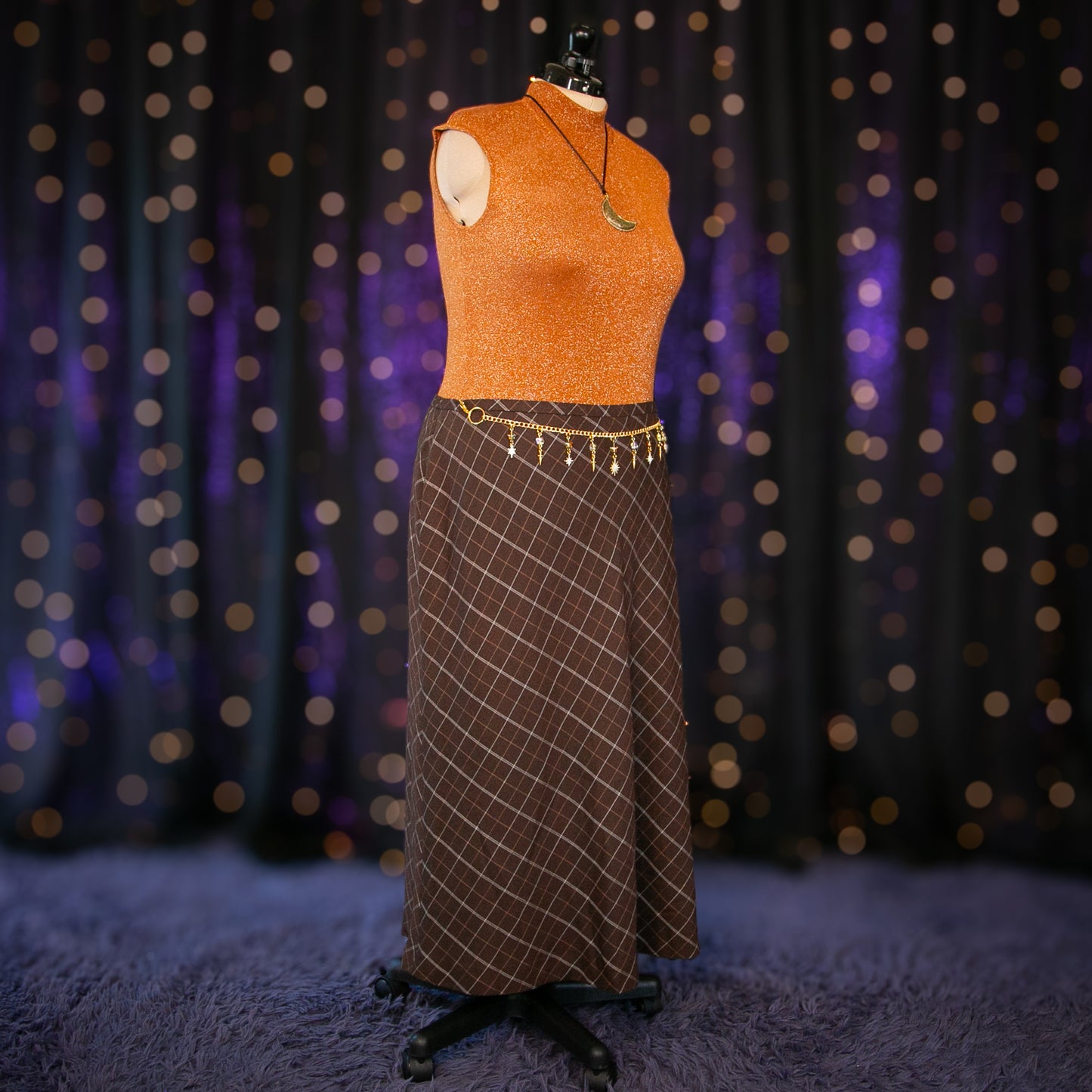 plaid weather skirt