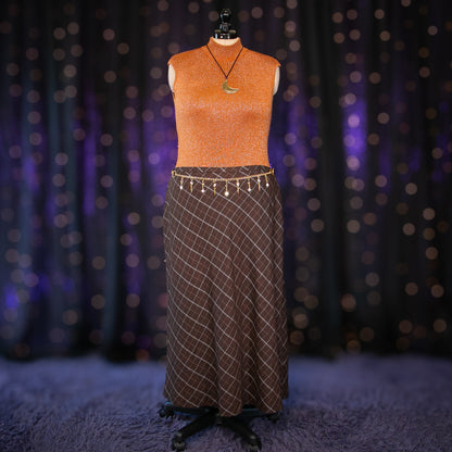 plaid weather skirt